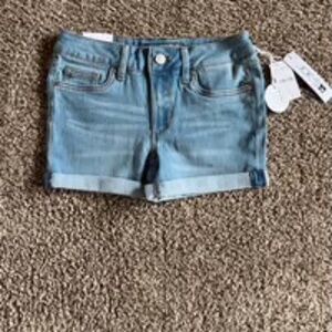NWT JOES JEANS Big Girls The Markie Rolled Cuff Denim Shorts